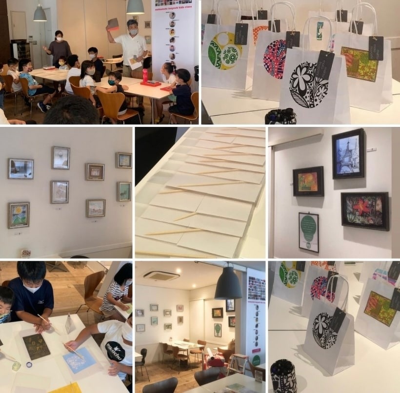 マツモトツヨシこども教室展2021の開催風景